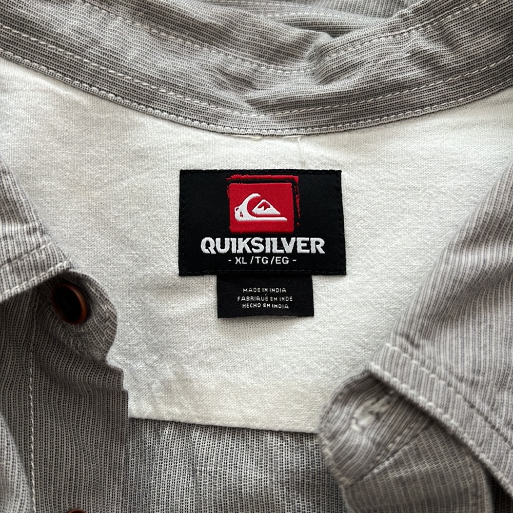 Quicksilver Long Sleeve Button Down - image 3